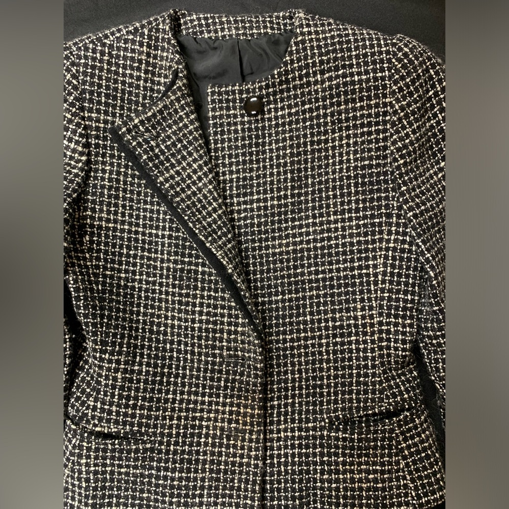 Fleet Street Women’s Jacket. Size:10. Black/White. - Picture 4 of 16